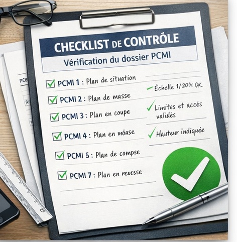 Checklist de contrôle du dossier PCMI